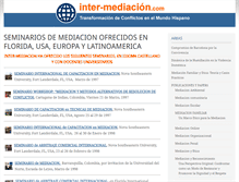 Tablet Screenshot of inter-mediacion.com